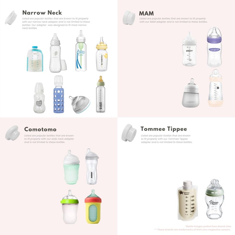 Baby's Brew The Baby’s Brew 3.0 Portable Bottle Warmer Adapter Set, Breastmilk, Formula & Water Warmer, Smart Sensor Technology, Leak-Proof, Travel-Friendly, BPA-Free, | Single Warmer with 4 Adapters - Image 5